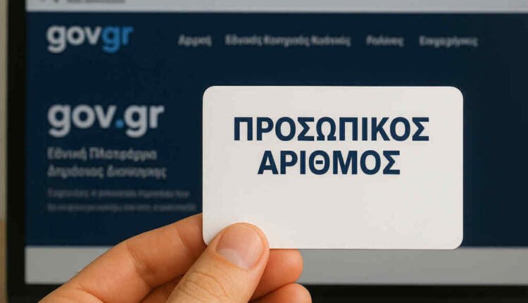 Προσωπικός-αριθμός:-Λήγει-σήμερα-η-προθεσμία-για-την-έκδοσή-του-από-τους-πολίτες