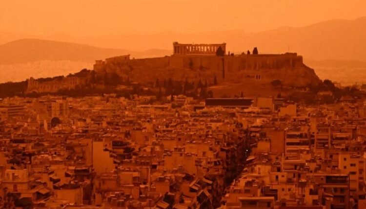 Σκόνη-από-τη-Σαχάρα-καλύπτει-τη-χώρα:-Ποιες-περιοχές-επηρεάζονται