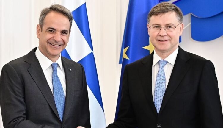 Συνάντηση-Μητσοτάκη-–-Ντομπρόβσκις:-Εντυπωσιακή-ανάκαμψη-της-Ελλάδας-από-κάθε-άποψη